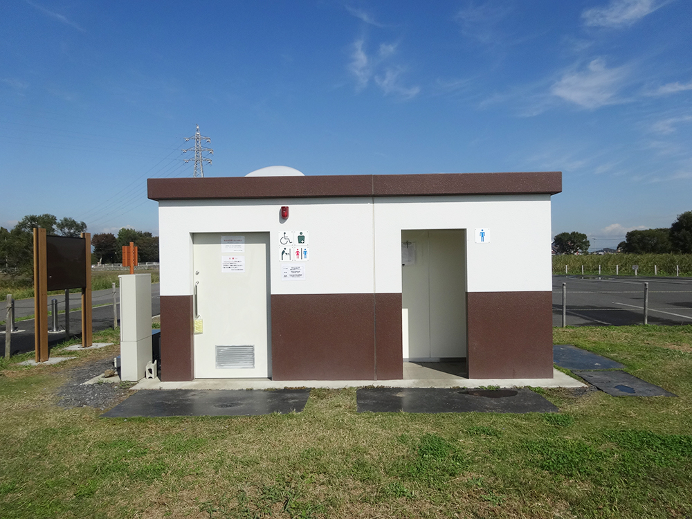 県立多々良沼公園 ガバ沼駐車場トイレ 野鳥と湿原のエリアトイレ